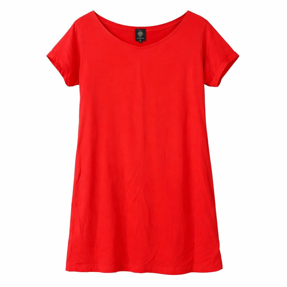 NWT Bobeau Red Short Sleeve Shift Dress – Women’s Size Medium